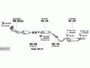 VOLKSWAGEN BORA ORTA EGZOZ  1.4i - 1.6i 16V