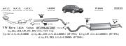 VOLKSWAGEN BORA 1.6i ÖN BORU EGZOZ 1J2 - 1J6