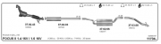 FORT FOCUS GHİA AUSPUFF HB 1.4 16V / 1.6İ 16V (2004-08)