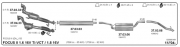 FORT FOCUS GHİA AUSPUFF HB 1.4 16V / 1.6İ 16V (2004-08)