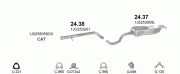 VW GOLF 4 REAR EXHAUST 1.9TD / 2.0İ