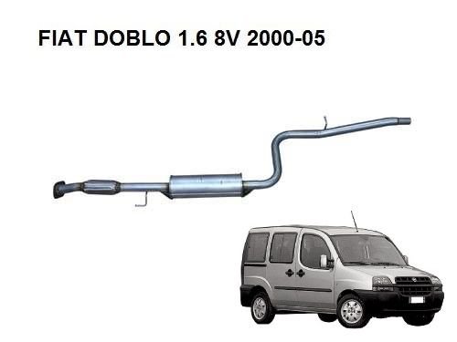 FIAT DOBLO 1.6İ MIDDLE EXHAUST 2001>....