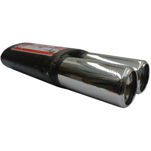ABART EXHAUST WITH DOUBLE OUTLET CHROME TIP