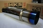 HKS SPORT ROUND COVER EXHAUST WITH BURNED END WITH SILENCER