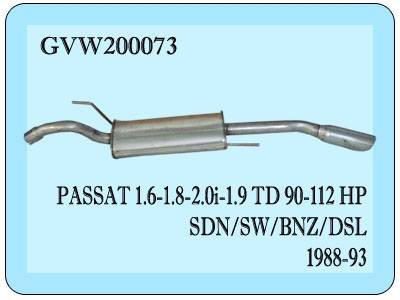 Volkswagen Passat Arka Egzoz 1.6/1.8cc 88-93