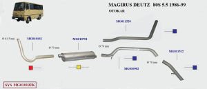 Magirus Orta Egzoz 80S 5.5. (1986-99)