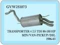 Volkswagen Transporter Rear Exhaust 2.5