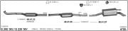 MERCEDES W210 CATALYTIC CONVERTER E200 - E230 E Klasse