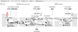 Mazda Egzoz Manifold Contası (323 - 626)