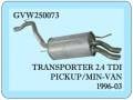 Transporter Rear Exhaust 2.4