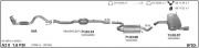 VW JETTA CATALYTIC CONVERTER 1.6 FSI (1K2) 2005>.