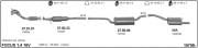 FORD FOCUS ARKA - ORTA  EGZOZ.1.4 - 1.6 16V SD