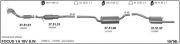 FORD FOCUS ARKA - ORTA  EGZOZ.1.4 - 1.6 16V SW