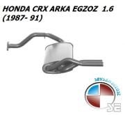 HONDA CİVİC CRX  ARKA EGZOZ  1.6  HB (1987 - 91)