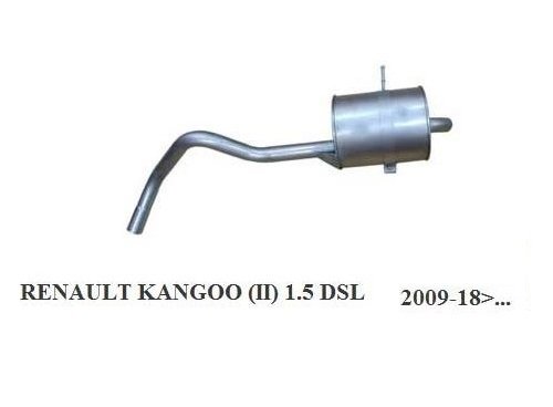 RENAULT KANGOO 1.5DCİ ARKA EGZOZ (2008 -15)