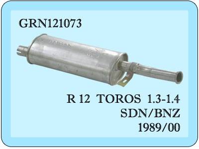 R 12 Toros Arka Egzoz. Binek