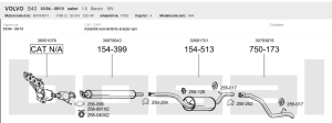 VOLVO CATALYTIC CONVERTER S40 - V50 1.8 - 2.0 (2004 - 10)