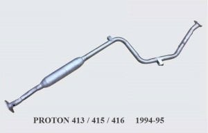 PROTON ORTA EGZOZ. 413 / 415 / 416 (1994 - 01)