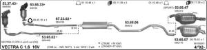 OPEL VECTRA C KATALİTİK KONVERTER 1.6 Z16XE Motor (2004 - 08)