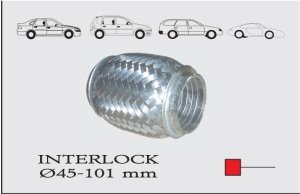 45X102 mm İnterlock Egzoz Sprali