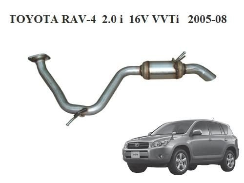 TOYOTA RAV4 ARKA EGZOZ   2.0 - 2.2 - 2.4  (2005 - 12)