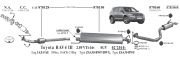 TOYOTA RAV4 ARKA EGZOZ   2.0 - 2.2 - 2.4  (2005 - 12)