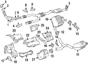 Mercedes W205 Catalytic Converter 3.0 (2012 - 17)