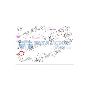 TATA İNDİGO REAR EXHAUST VISTA 1.4TDI 2007>...