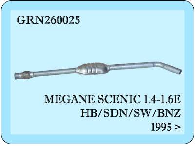 Renault Megane 1.6 Orta Borulu Egzoz