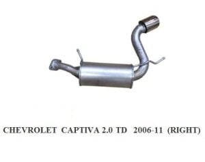 Chevrolet Captiva Rear Exhaust 2.0D (Right) 2006>....