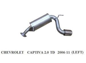 Chevrolet Captiva Rear Exhaust 2.0D (Left) 2006>....