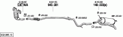 FIAT SIENA CATALYTIC CONVERTER 1.2 16V 2001>....