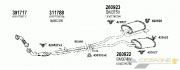 BMW E53 Auspuffreifen hinten (linke Seite) (1996 - 05)