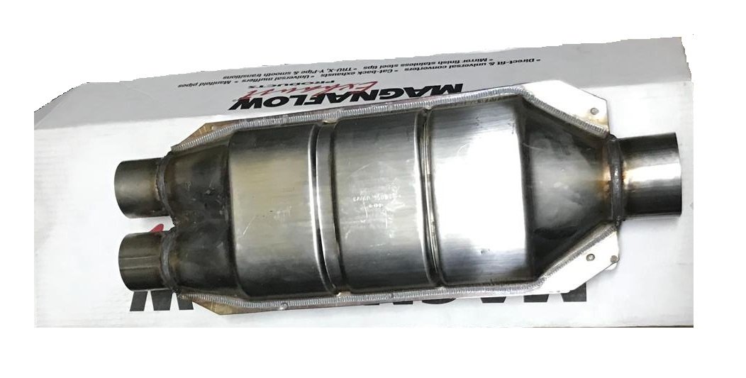 Üniversal Magnaflow Katalitik Konverter Oval Büyük 64cm 1/2