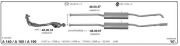 MERCEDES W168 CATALYTIC CONVERTER A140 - A160 - A190 (1997-04)