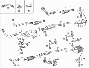 MERCEDES W208   EGZOZ.CLK200 - 230 (1997-2002)