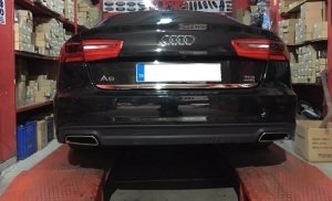 AUDI RIGHT AND LEFT EXHAUST TIP