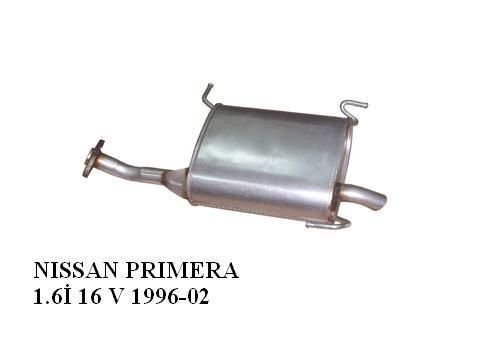 NISSAN PRIMERA HINTEN AUSPUFF 1.6İ 16V (1999-02)