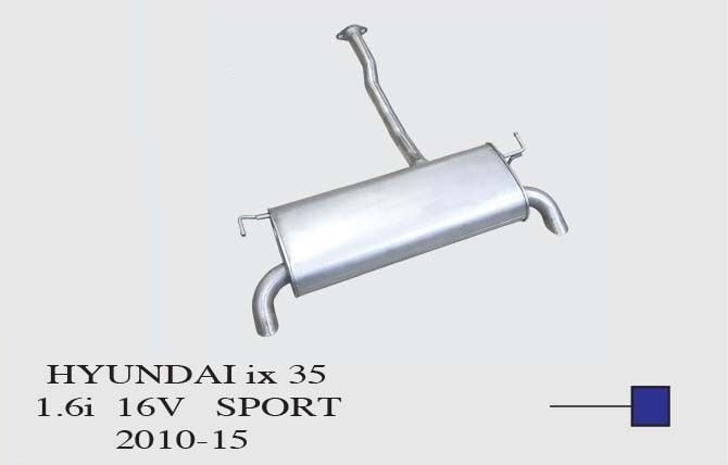 HYUNDAİ İX35 ARKA EGZOZ 1.6İ  (2010 -16)