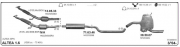 SEAT LEON REAR EXHAUST 1.6İ 16V (BSE, BSF) 2005 >......