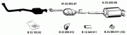 MERCEDES E200 MIDDLE EXHAUST W211 2004>.....