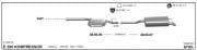 MERCEDES E200 MIDDLE EXHAUST W211 2004>.....