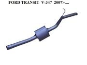 FORD TRANSIT  V347 ÇIKIŞ BORU EGZOZ (Uzun Şase) 2006 >....