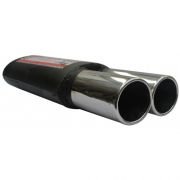 ABART EXHAUST WITH DOUBLE OUTLET CHROME TIP