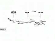 RENAULT TWİNGO 1.2 ARA BORU EGZOZ