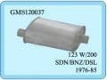 Mercedes 200-220 Orta Egzoz Yan-Orta 123 ks