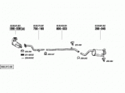RENAULT CLIO REAR EXHAUST 1.5DCI (2008 - 12)