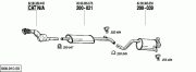 RENAULT CLIO REAR EXHAUST 1.5DCI (2008 - 12)