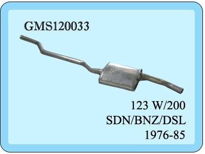 Mercedes 200-220 Orta Egzoz. Borulu 123 ks