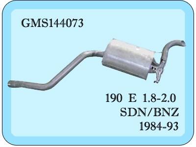 Mercedes 190 Rear Exhaust. nz. E 1.8-2.0 201 W SD